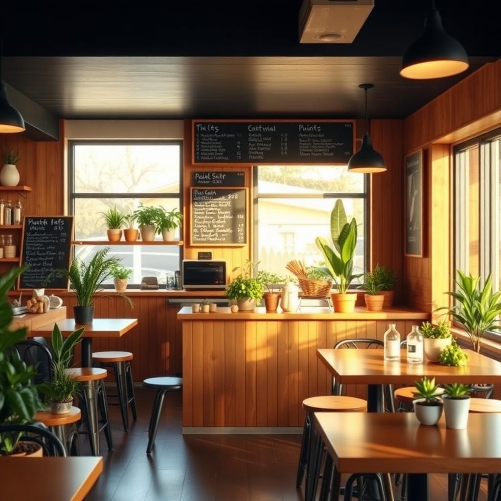Interieur van Ad's Sandwichbar